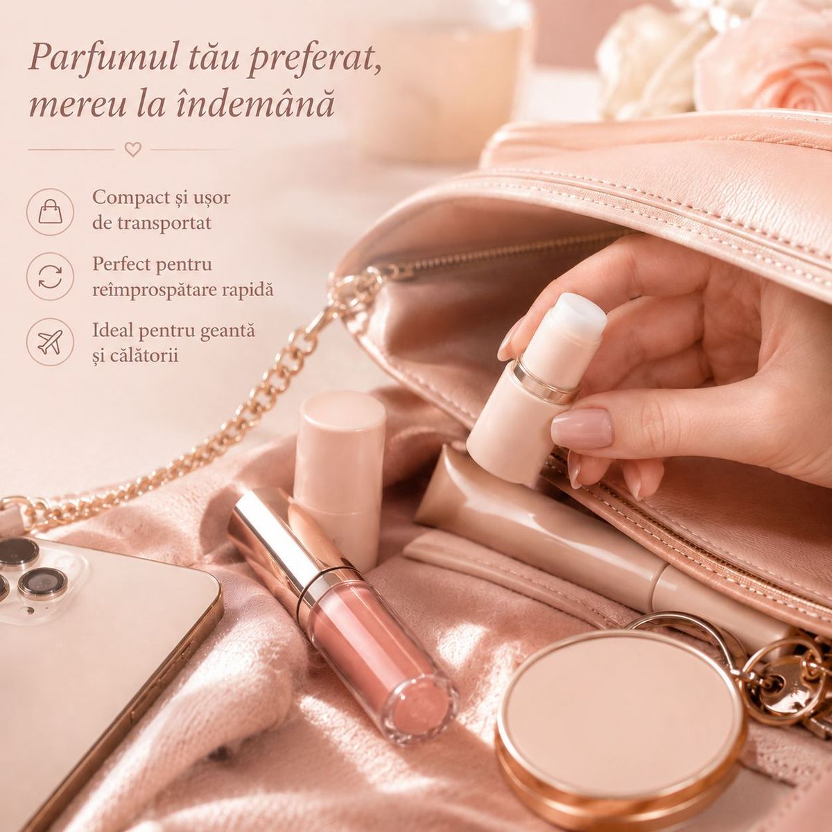 Parfum Solid Stick cu Aroma Dulce Persistenta 5