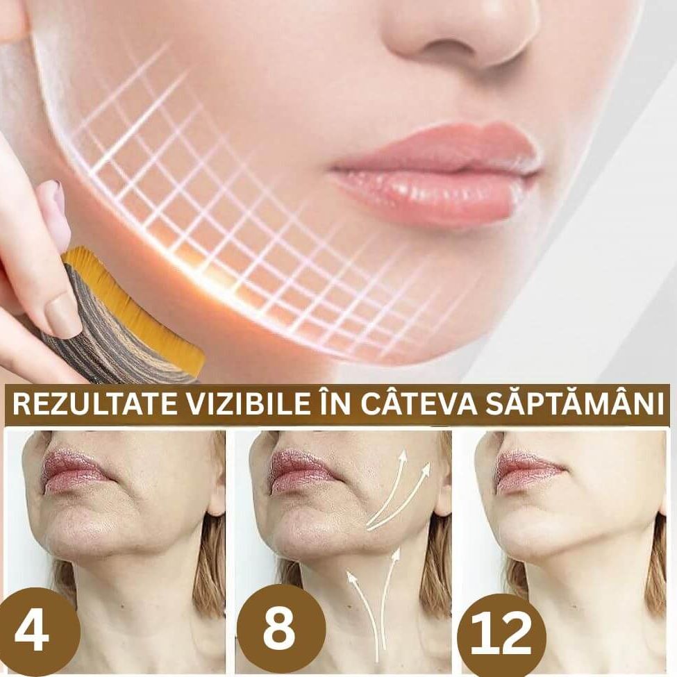 Perie de Masaj Facial cu Efect Tonifiant 3