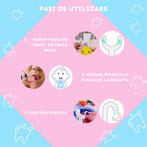 PERIUȚĂ DE DINȚI ÎN FORMĂ DE U 🫧 2