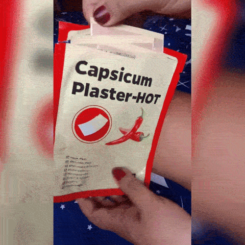 Plasturi cu Ardei Iute pentru Dureri Musculare si Articulare
