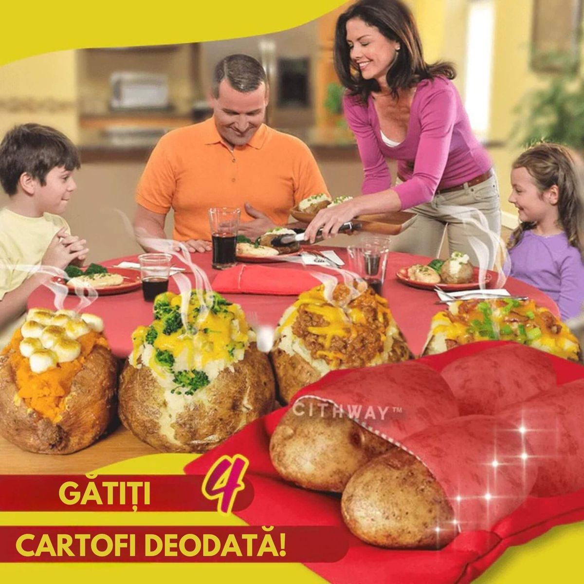 REUTILIZABILĂ ȘI UȘOR DE CURĂȚAT
