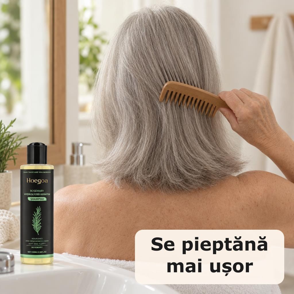 Sampon cu Keratina si Rozmarin pentru Par Fragil 2