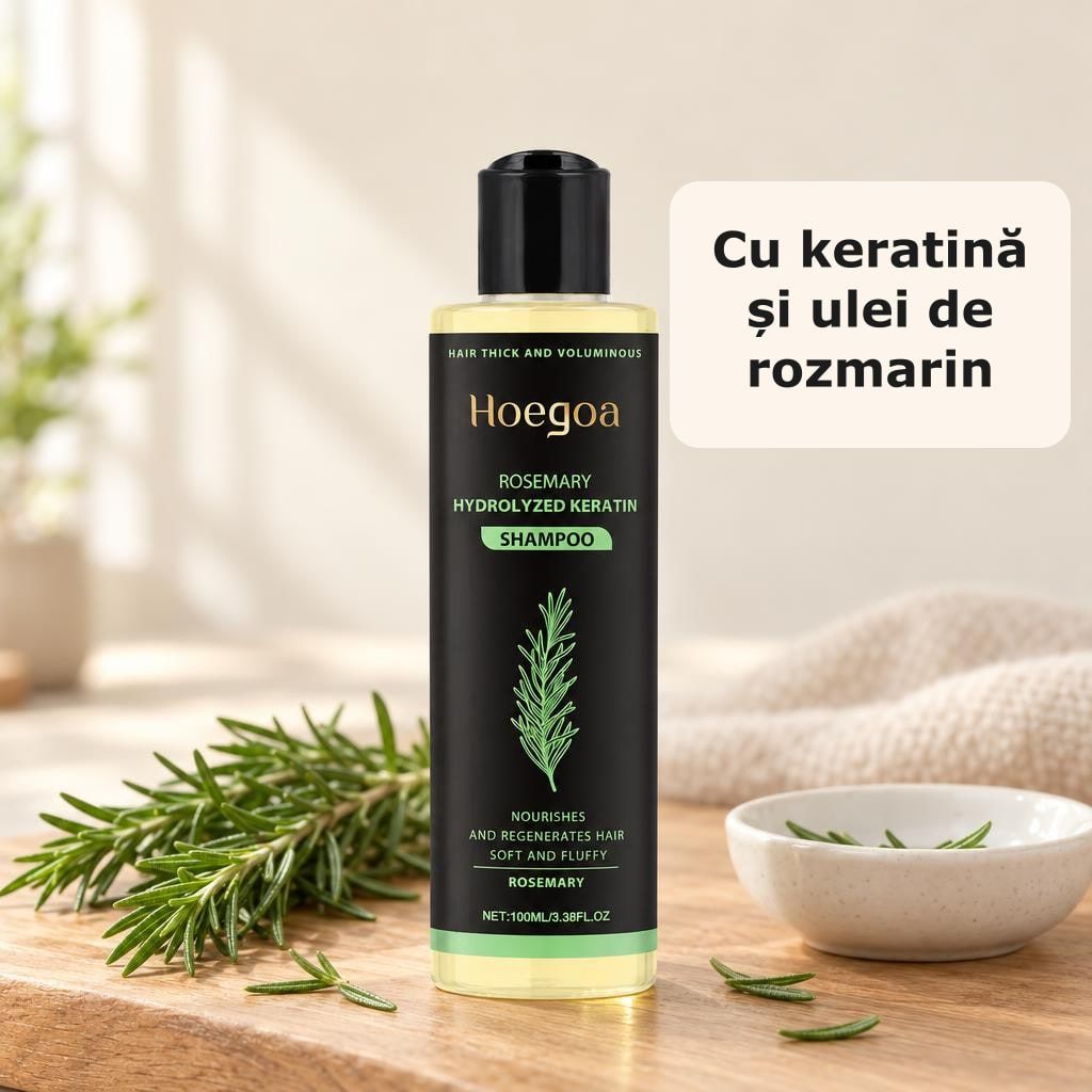 Sampon cu Keratina si Rozmarin pentru Par Fragil 5