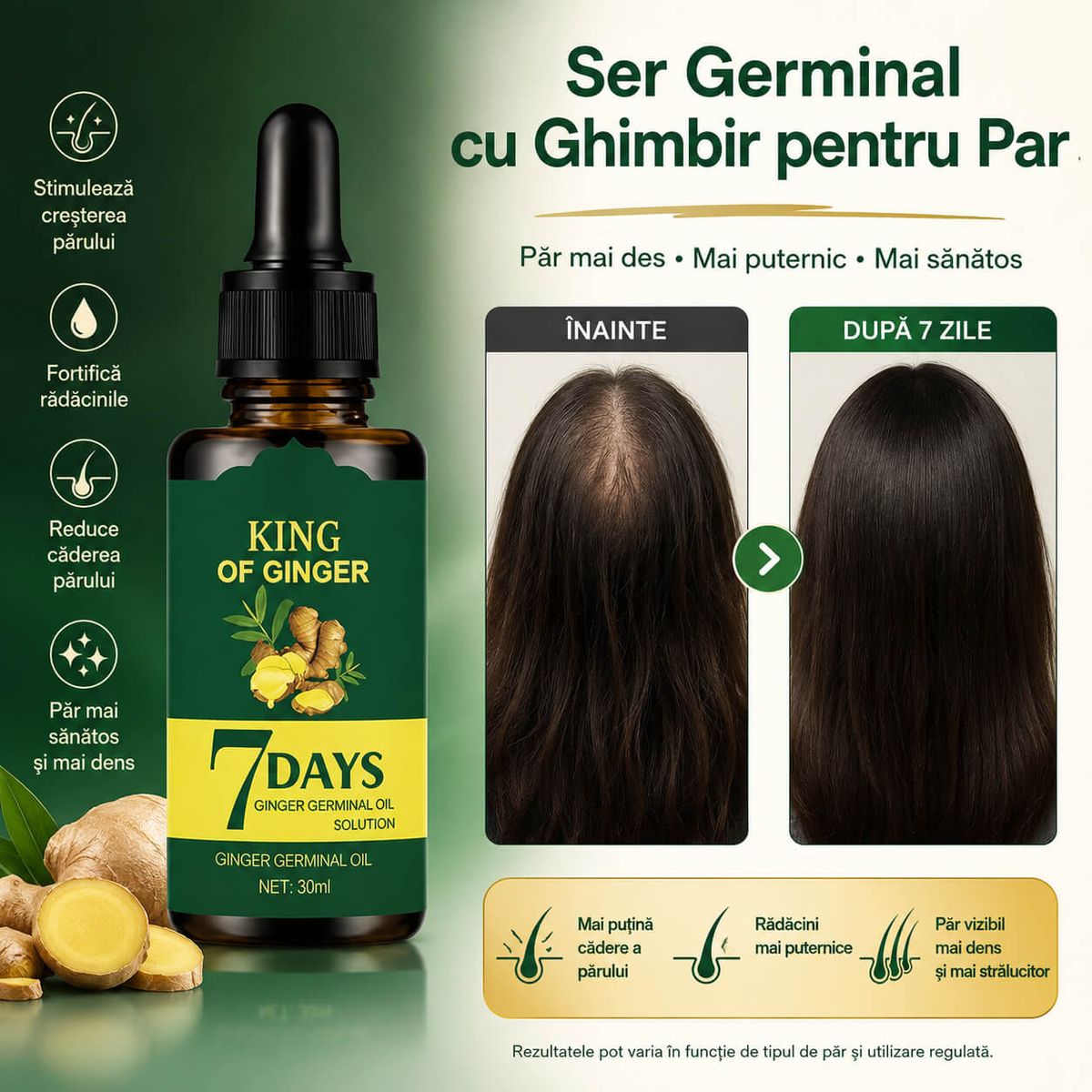 Ser Germinal cu Ghimbir pentru Par 5