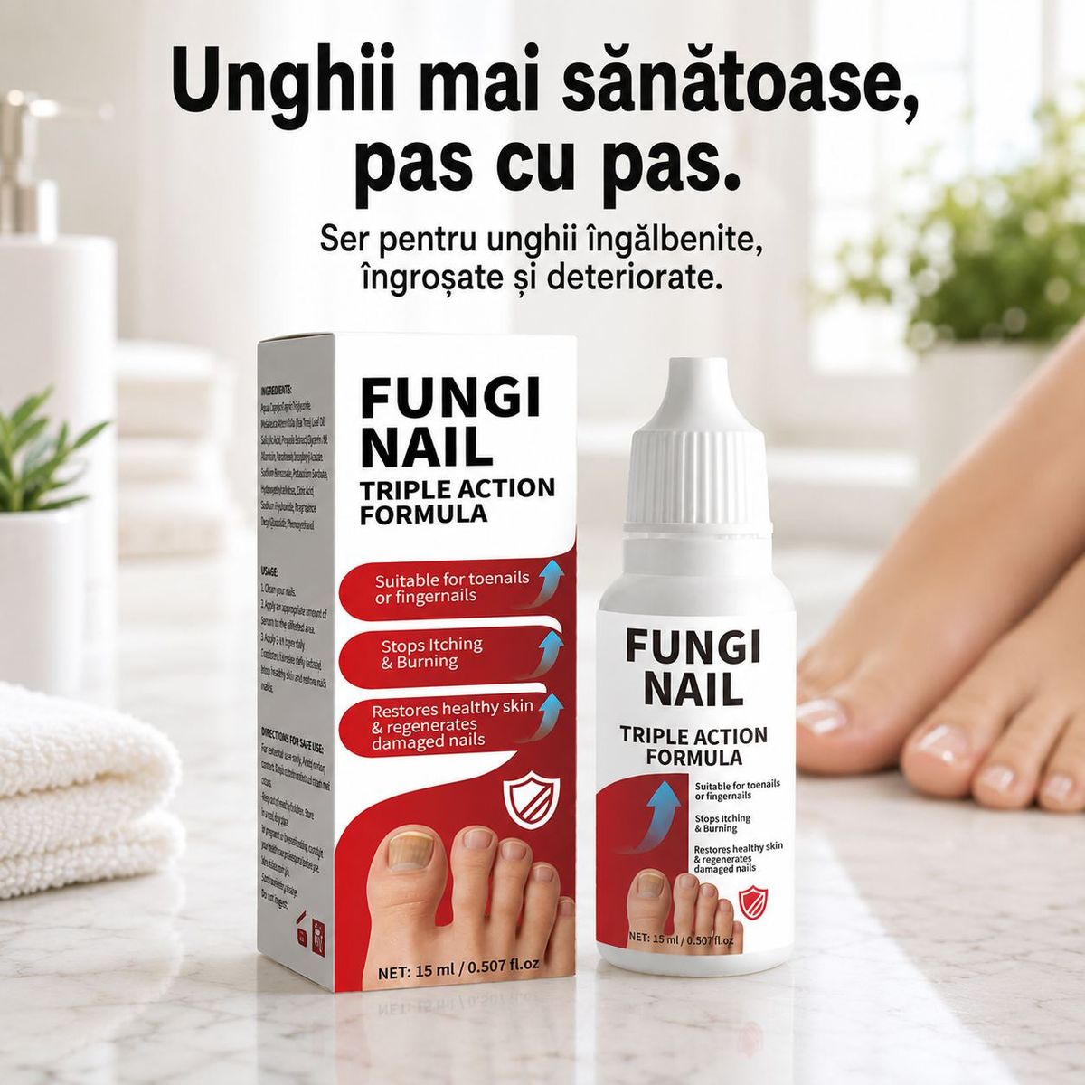 Ser pentru Unghii Ingalbenite si Dure 2