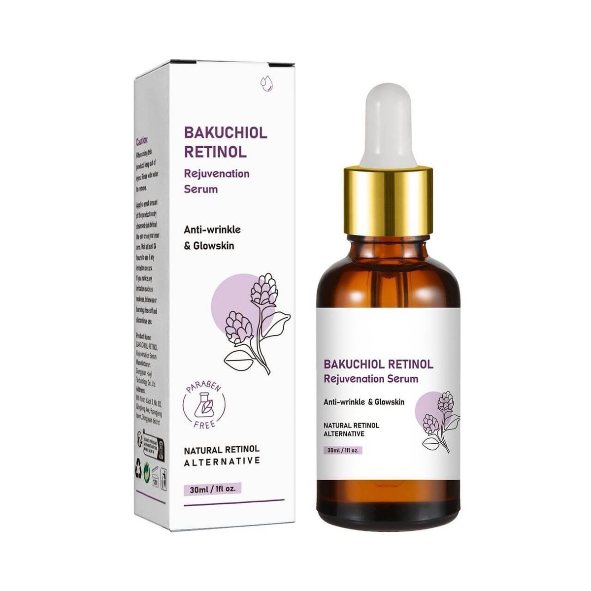 Ser Rejuvenant cu Retinol si Bakuchiol 2