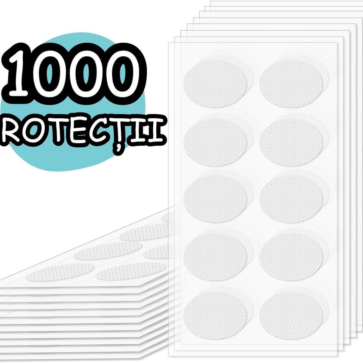 Set 1000 Protectii Invizibile pentru Lobii Urechii 2