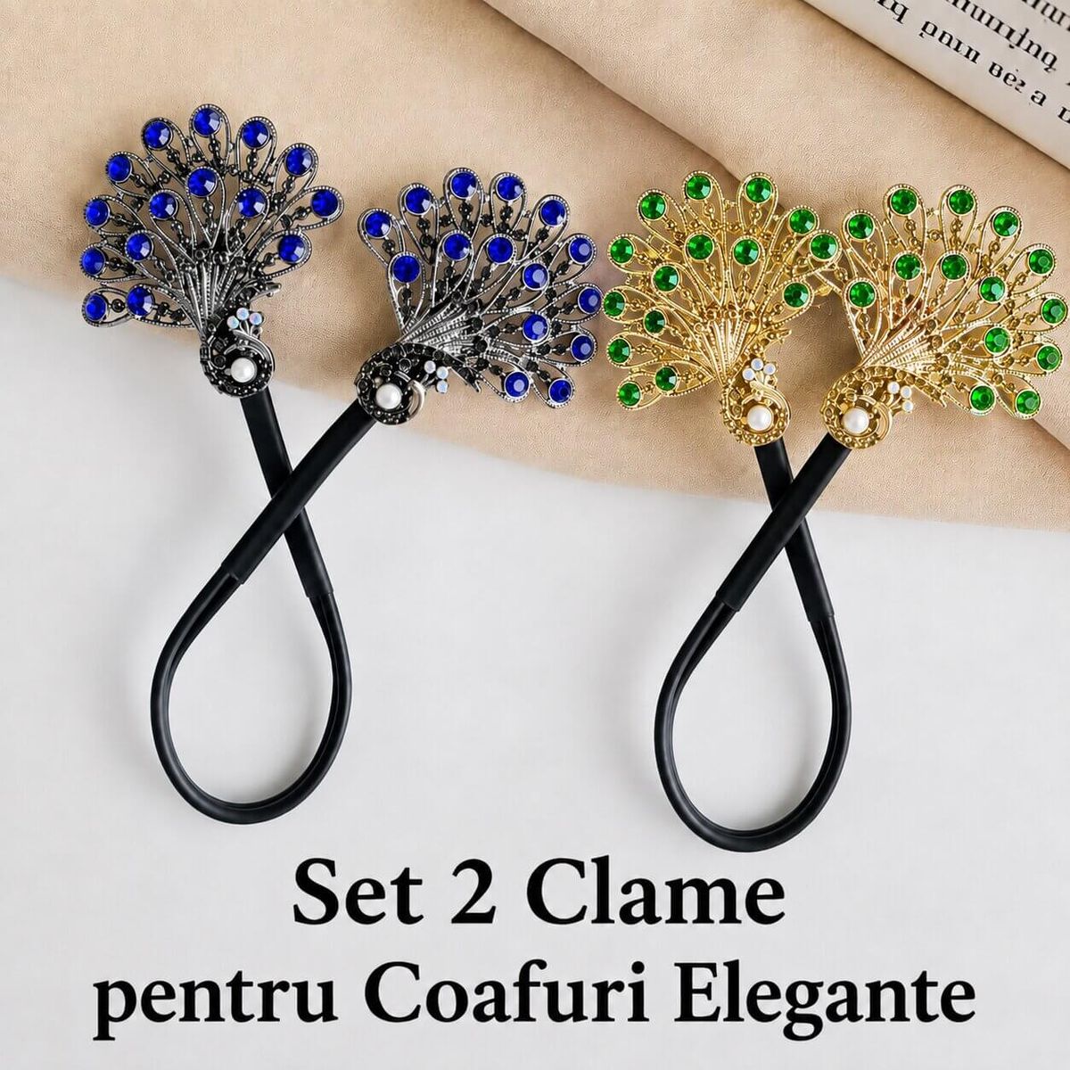 Set 2 Clame pentru Coafuri Elegante 2