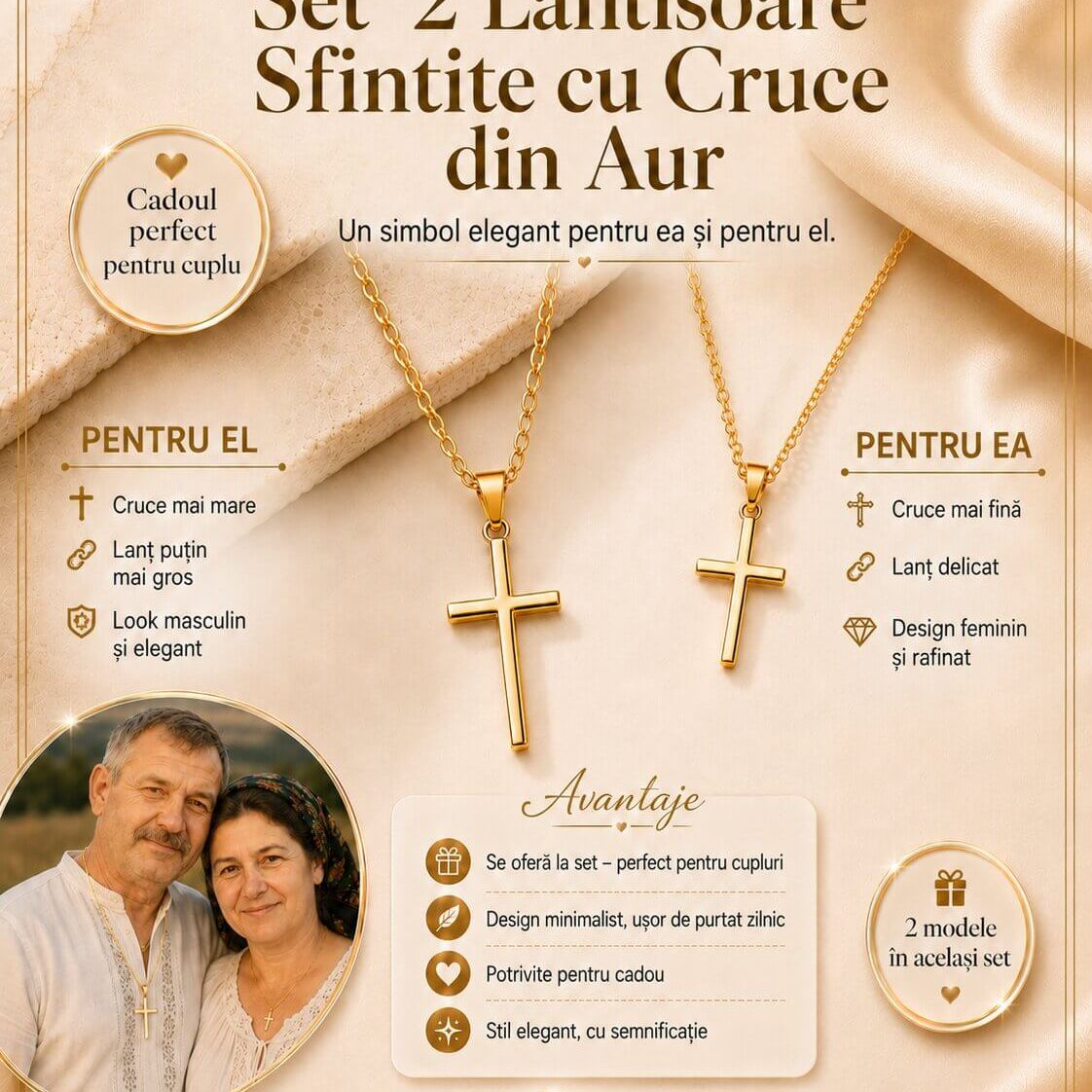 SIMBOL RELIGIOS CU ÎNCĂRCĂTURĂ EMOȚIONALĂ ÎNTR-UN MOD ELEGANT