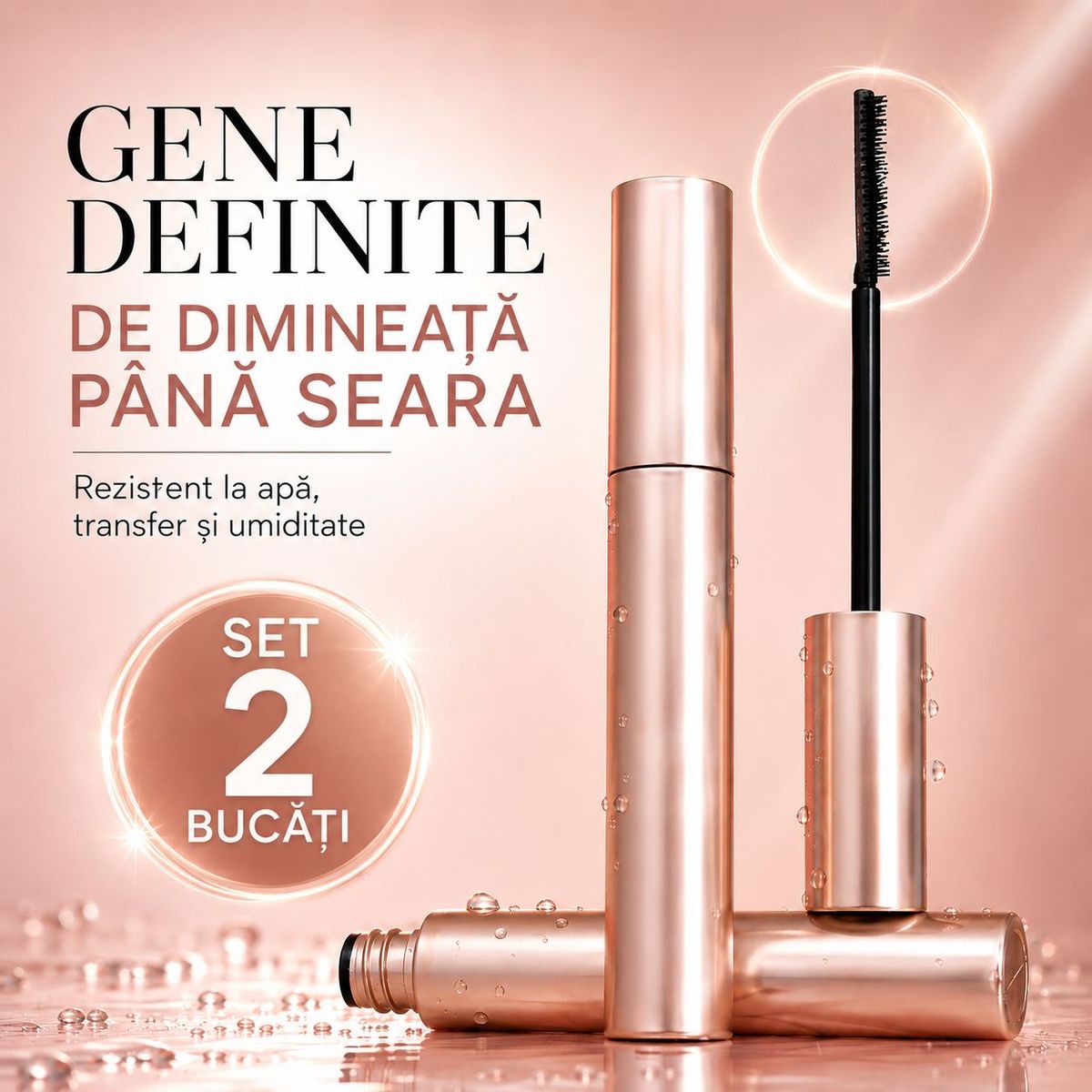 Set 2 Rimeluri 4D cu Efect de Gene False Rezistent la Apa 2