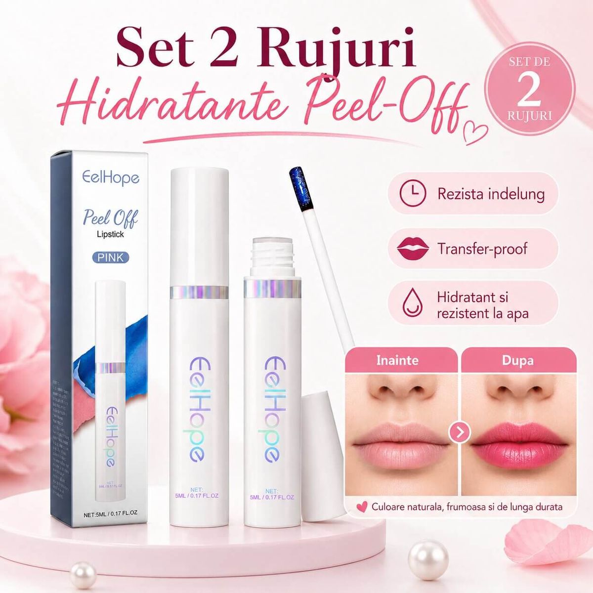 Set 2 Rujuri Hidratante Peel-Off 2