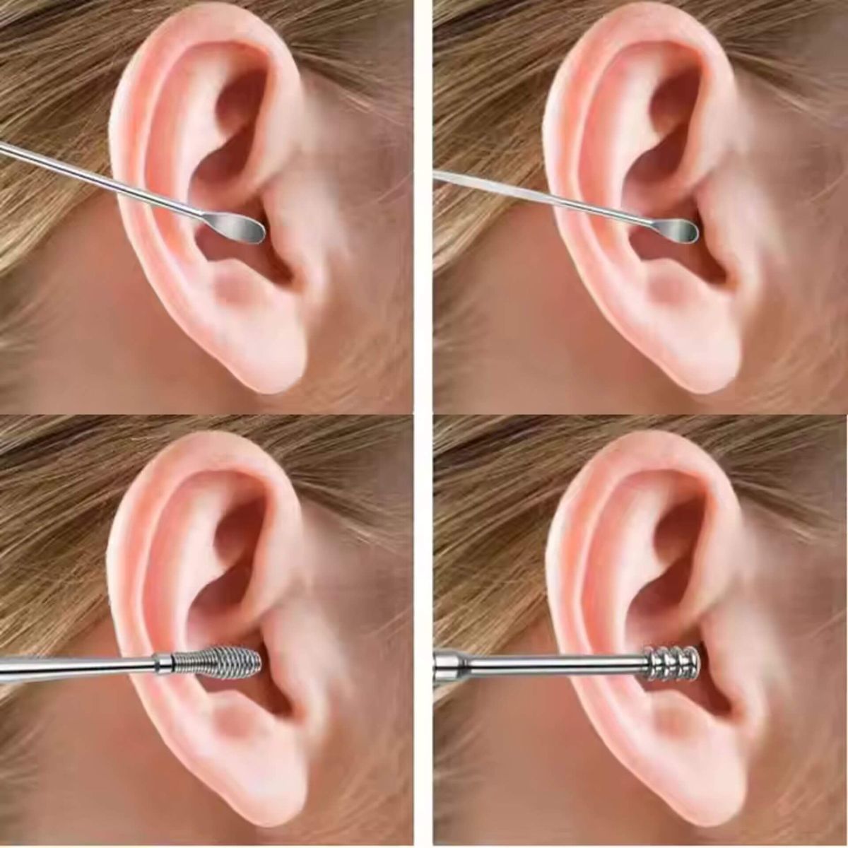 Set 6 Accesorii Curatare Urechi 2