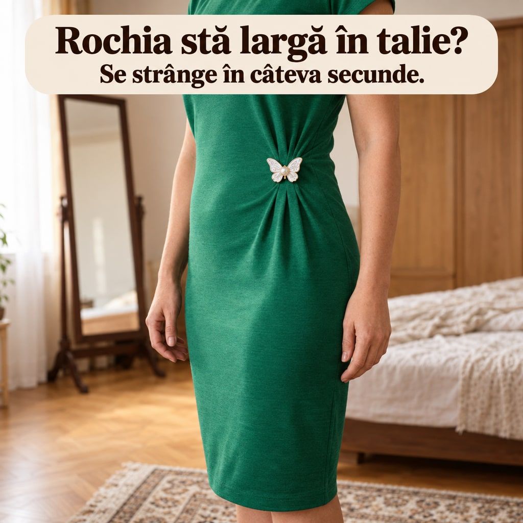 Set 8 Cleme Fluture pentru Ajustarea Taliei Hainelor 2