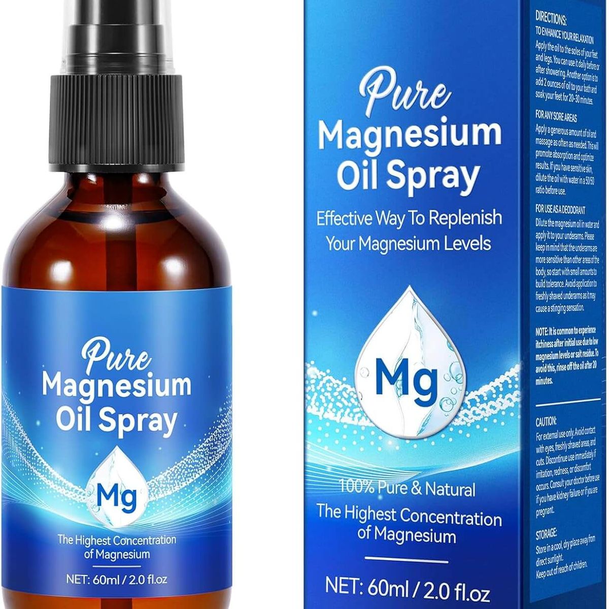 Spray cu Magneziu pentru Calmarea Durerilor Musculare 2