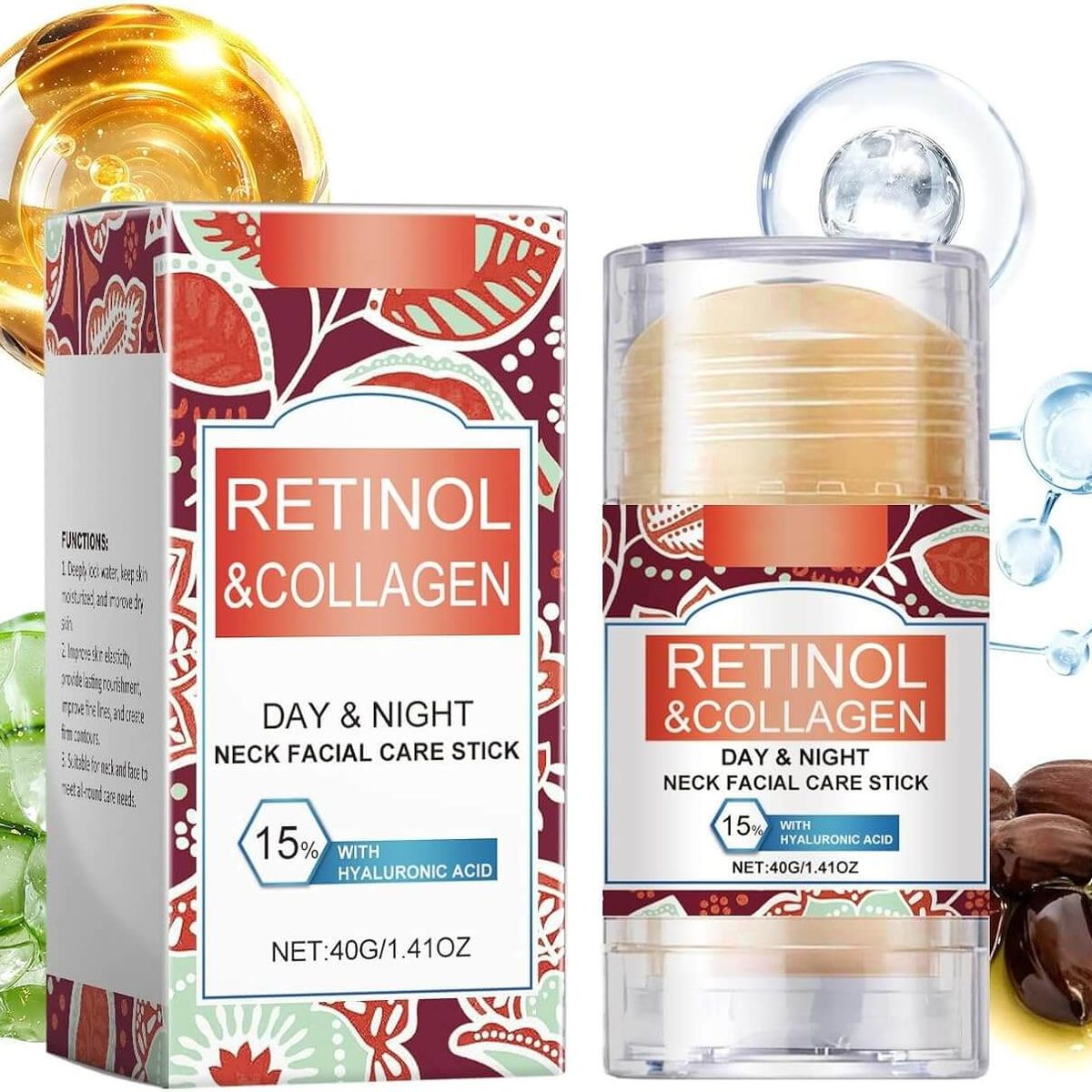 Stick cu Retinol si Colagen pentru Fata si Gat 2