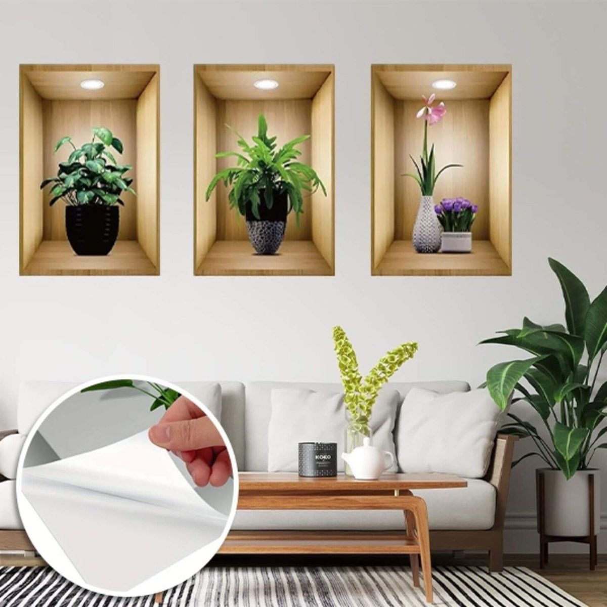 Sticker Ultra Realistic Ghivece Flori 2