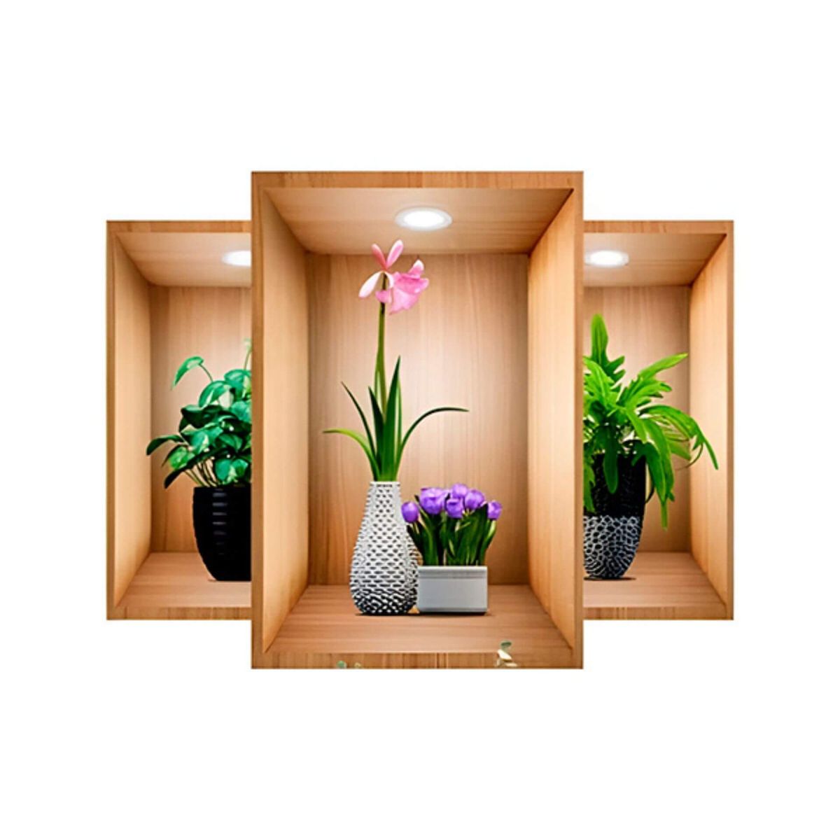 Sticker Ultra Realistic Ghivece Flori 3