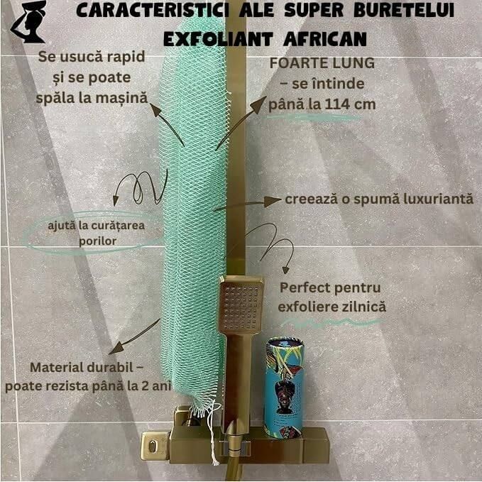 Super Buretele Exfoliant African 2