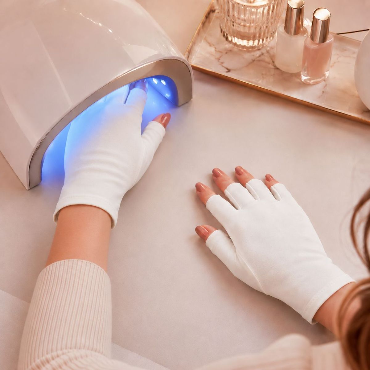 Super Manusile pentru Manichiura cu Gel cu Protectie UV 2