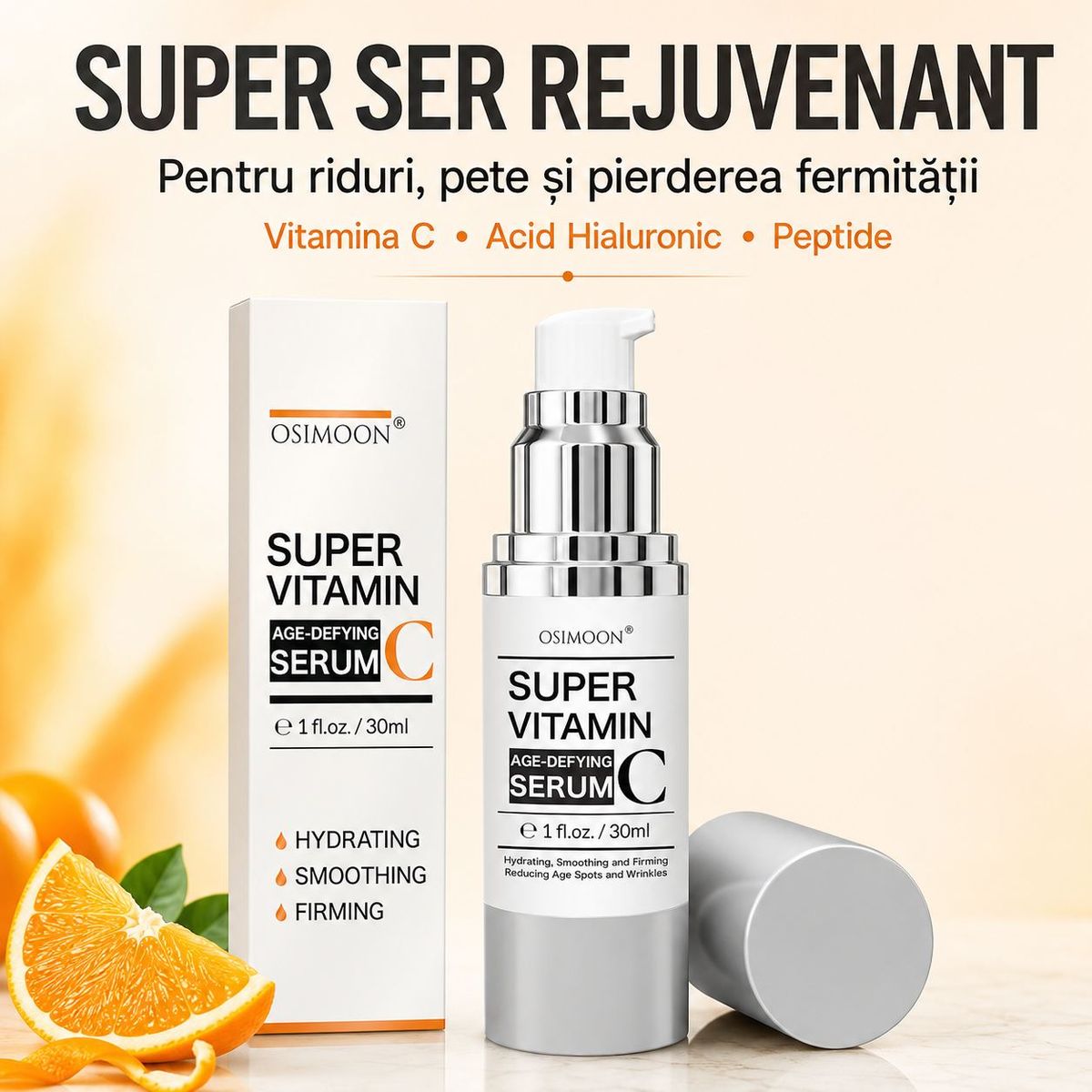 Super Serul Rejuvenant cu Vitamina C si Retinol 2
