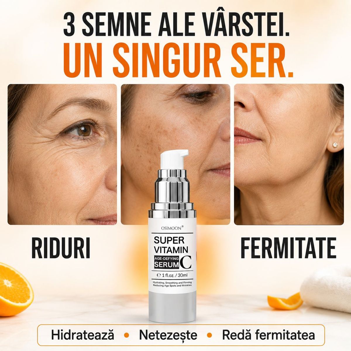 Super Serul Rejuvenant cu Vitamina C si Retinol 5