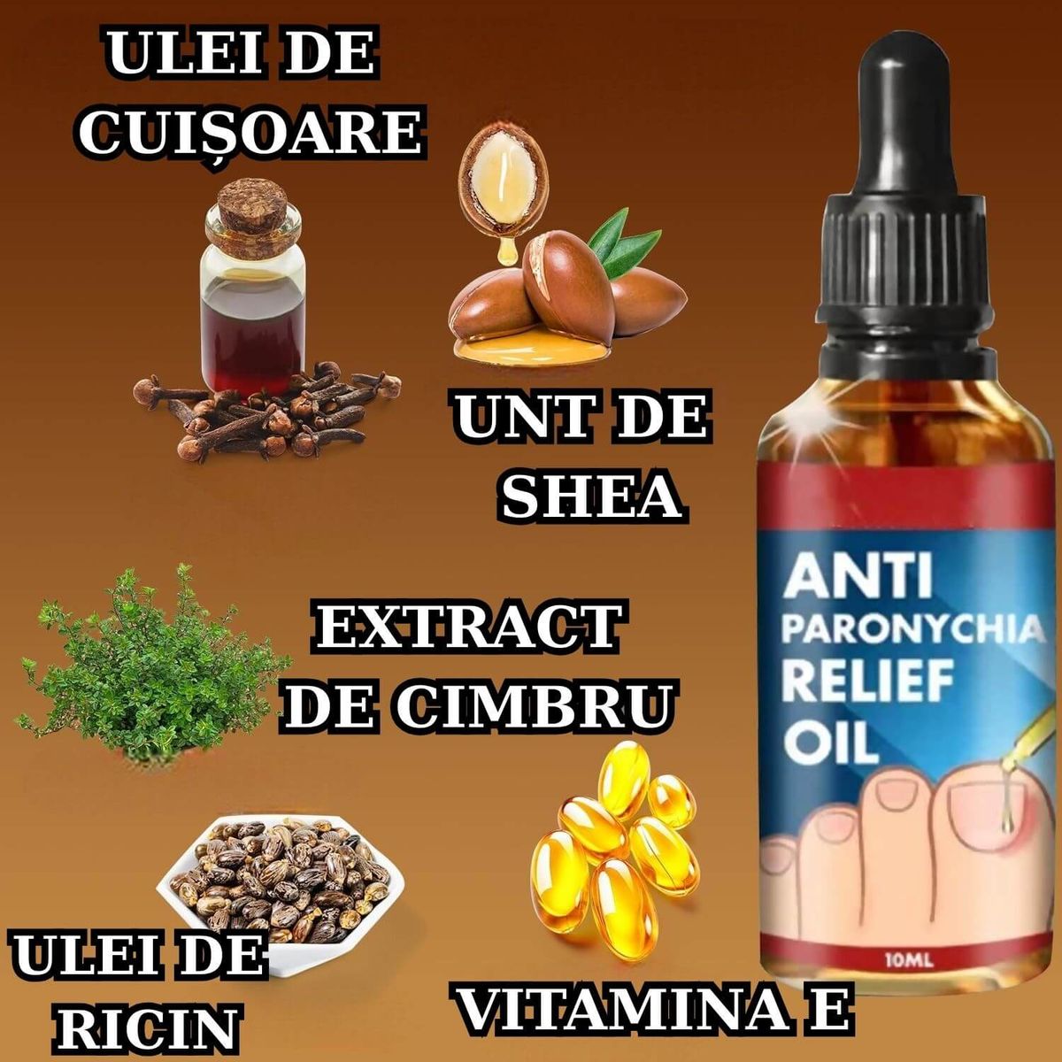 Ulei Antibacterian pentru Unghii 3