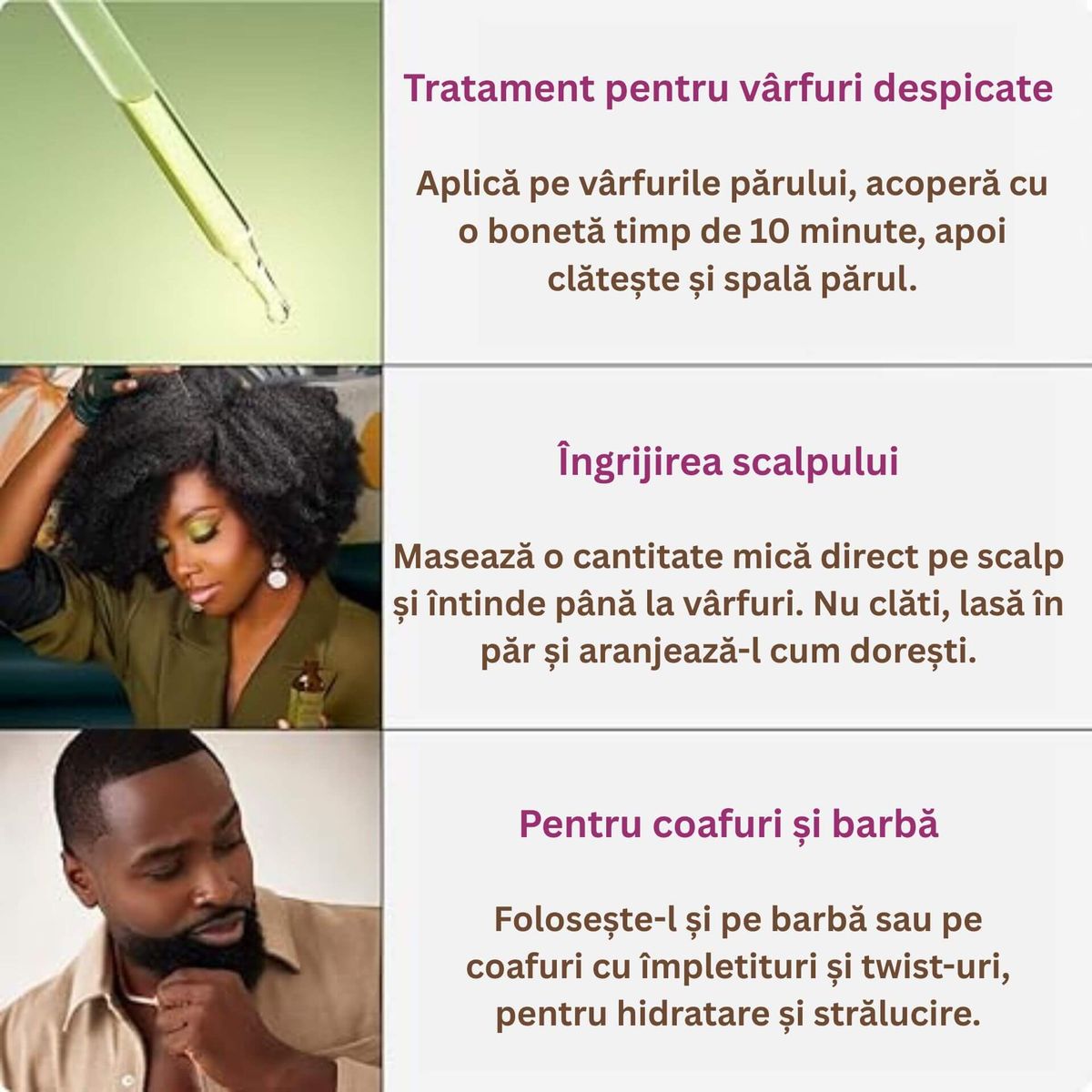 Ulei Fortifiant pentru Par cu Rozmarin si Menta 3