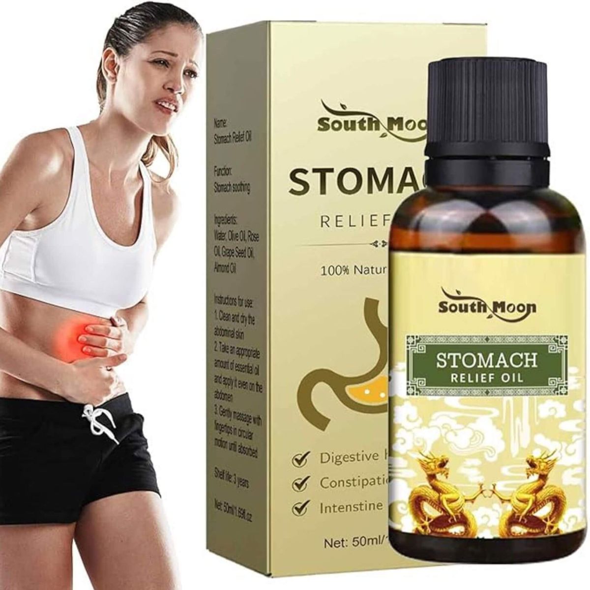 Ulei pentru Abdomen cu Efect de Calmare 2
