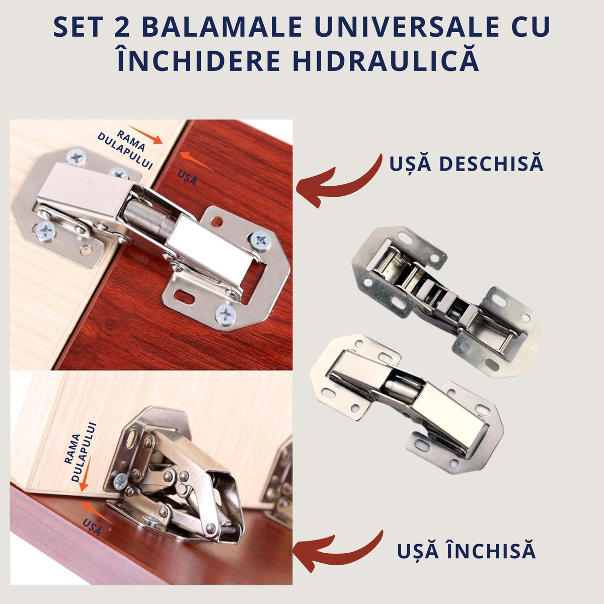 Balamale Universale cu Inchidere Hidraulica 2