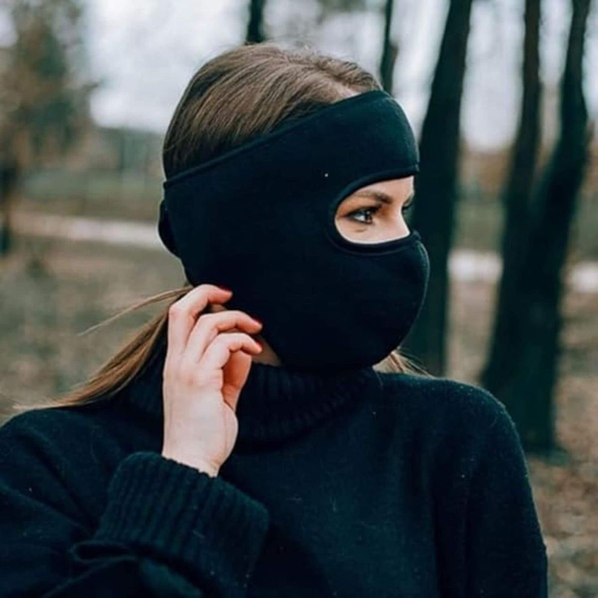 Protecție completă pentru față, urechi și nas