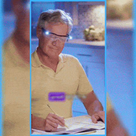 Ochelari cu Efect de Marire cu Lumina 1