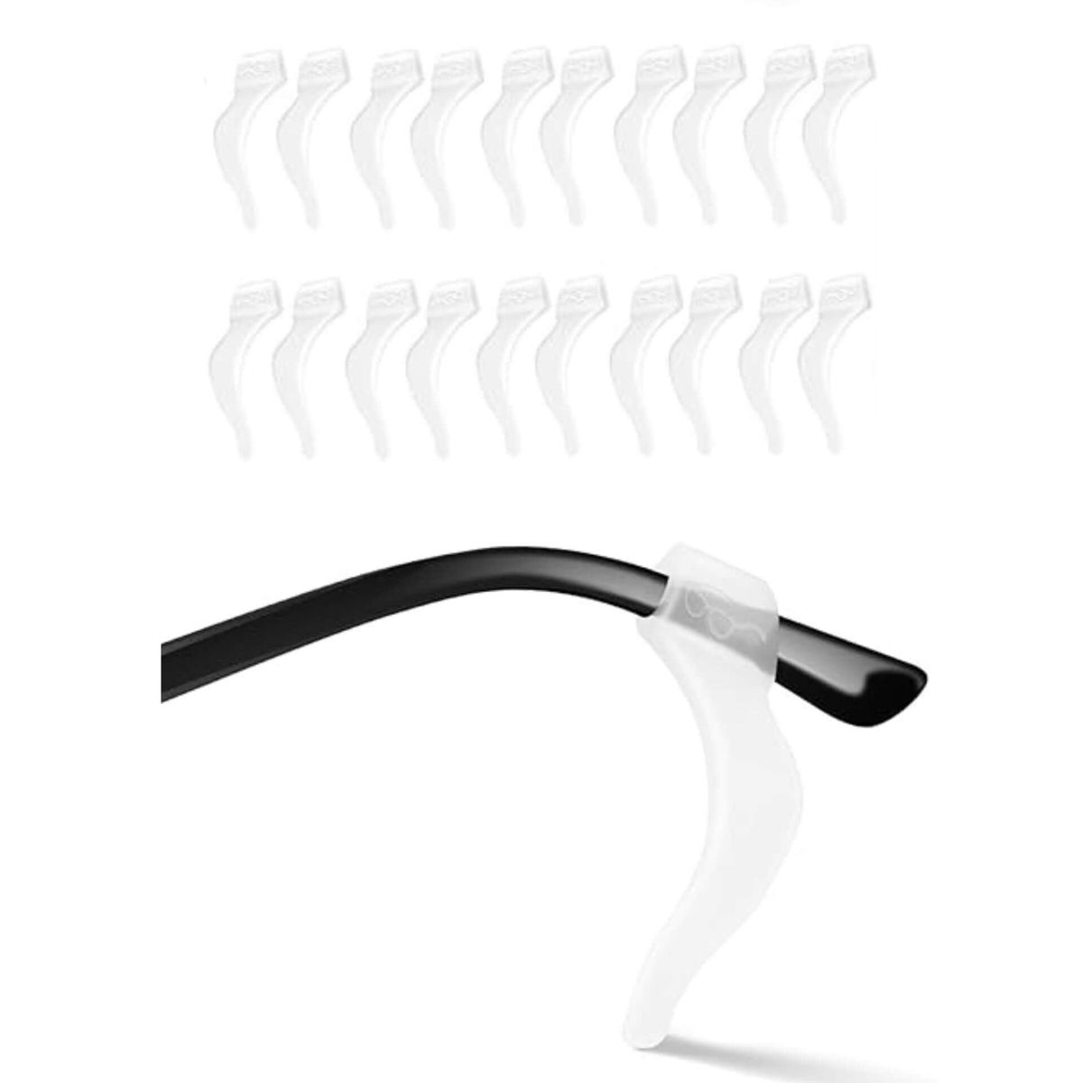 Set 10 Perechi Silicon Anti-Alunecare pentru Ochelari 2