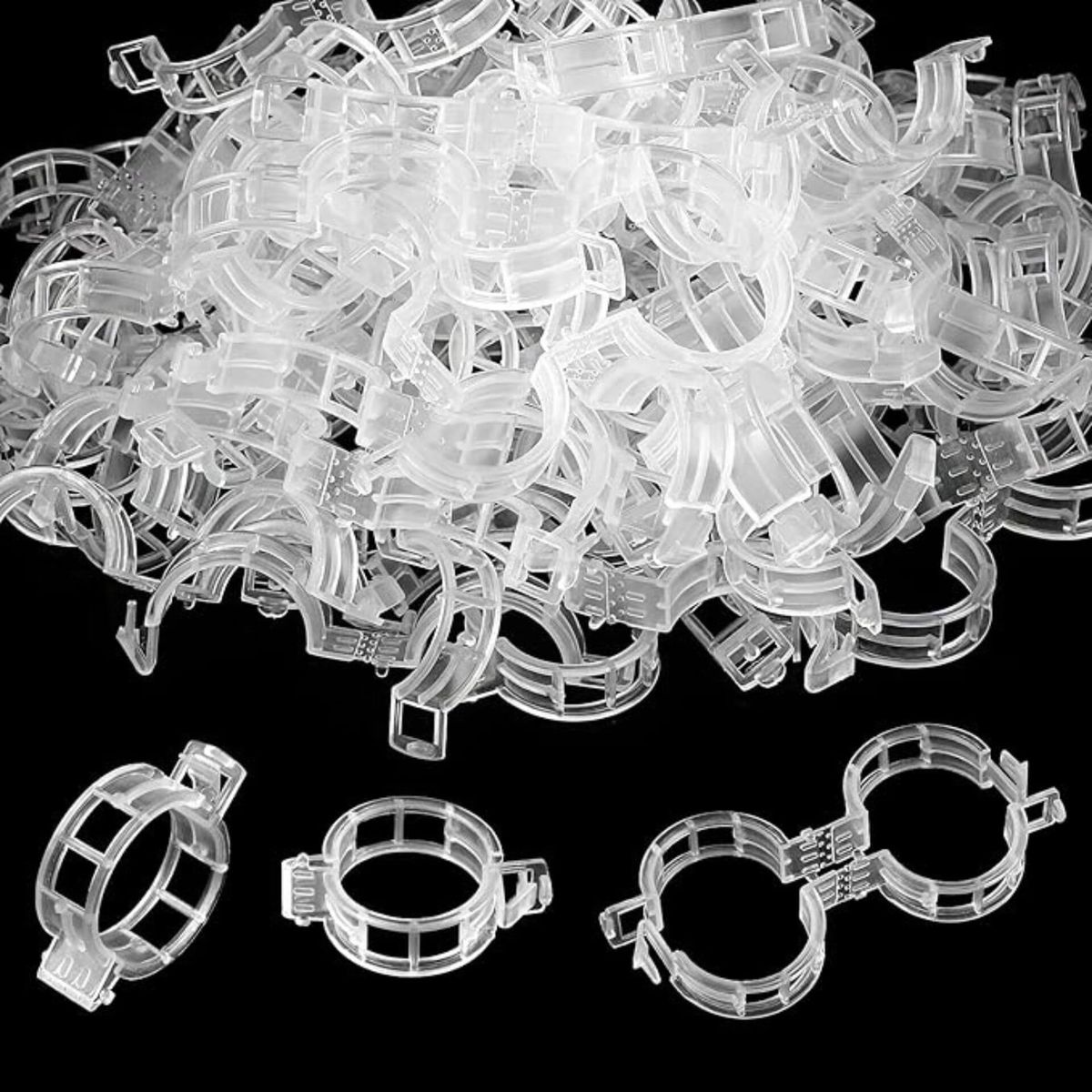 Set 100 Cleme de Sustinere din Plastic pentru Plante 2