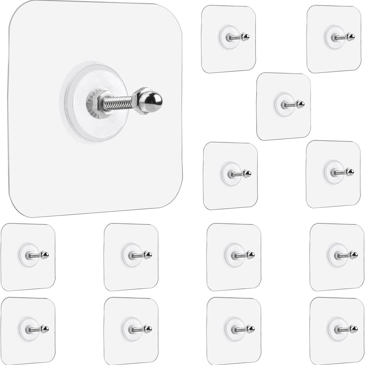 Set 14 Carlige Auto-Adezive Ultra-Rezistente 2