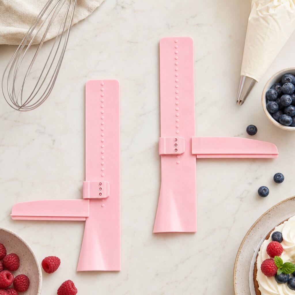 Set 2 Spatule Ajustabile pentru Decorarea Torturilor 2
