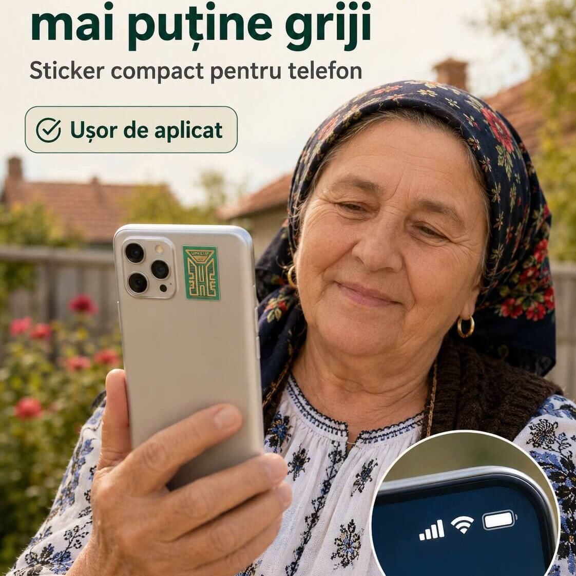 POTRIVIT PENTRU ZONE CU SEMNAL INSTABIL