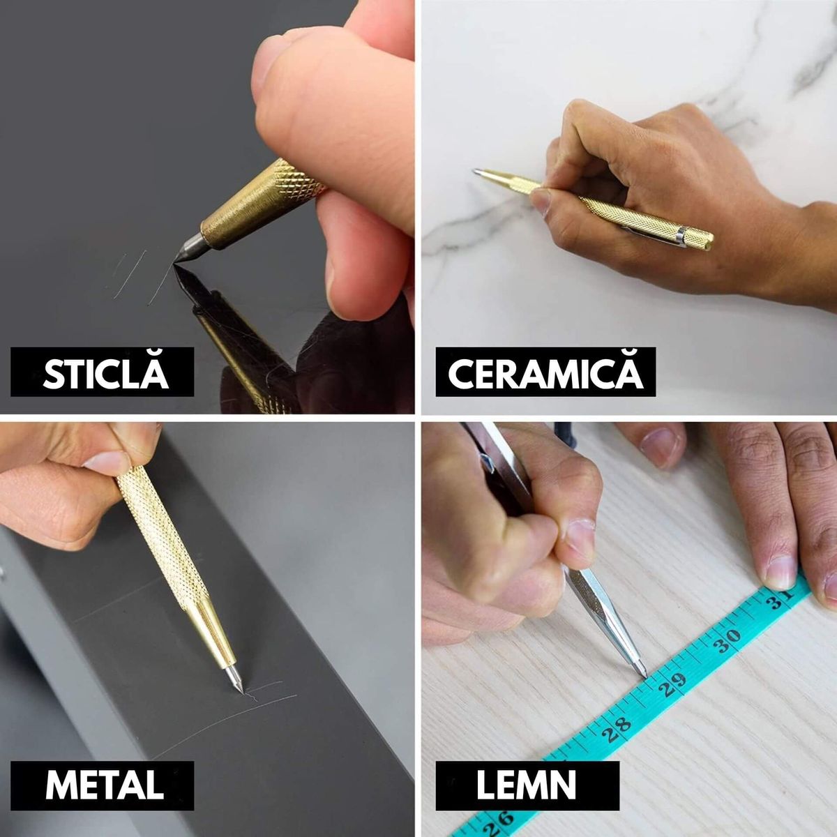PRECIZIE RIDICATĂ PE MATERIALE DURE