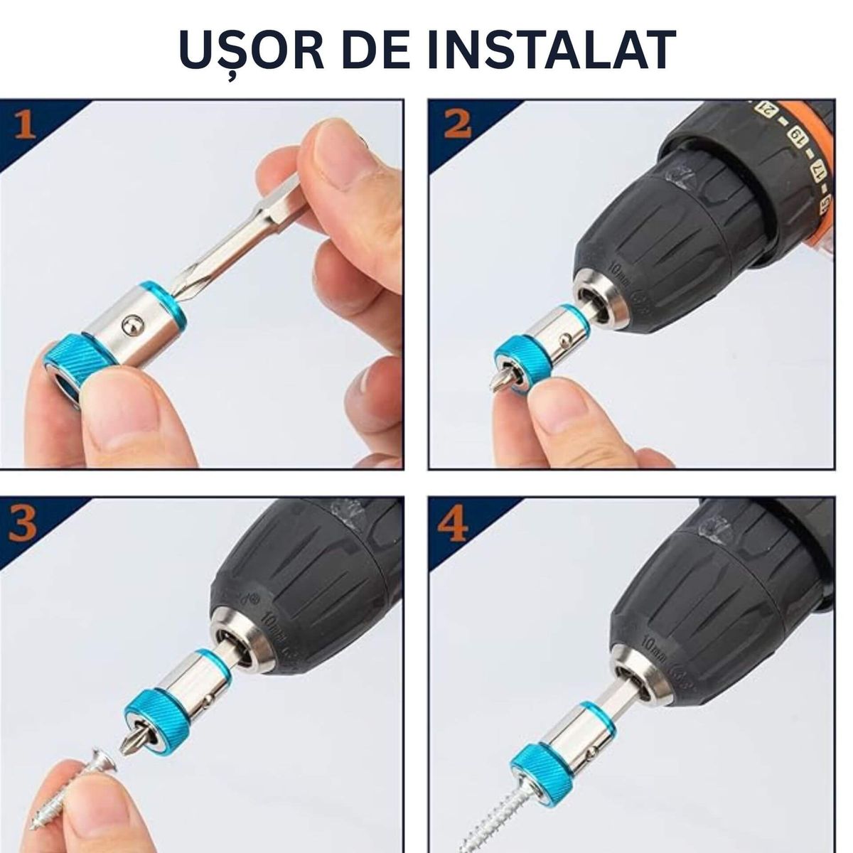 UȘOR DE FOLOSIT, FĂRĂ INSTRUCȚIUNI COMPLICATE