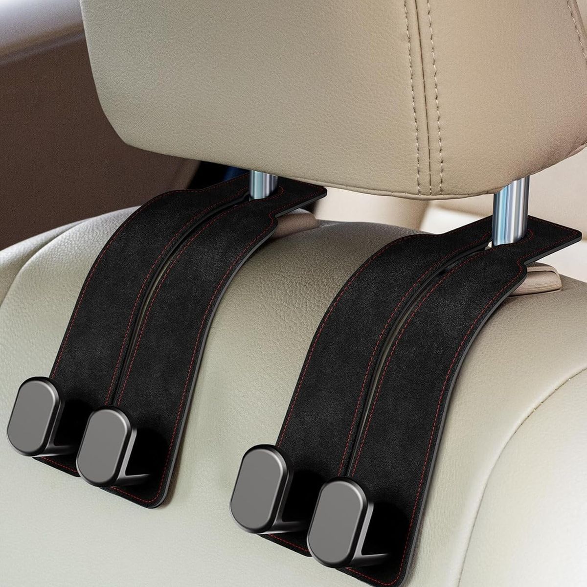 Set de 2 Carlige Auto 2-in-1 pentru Tetiera 2