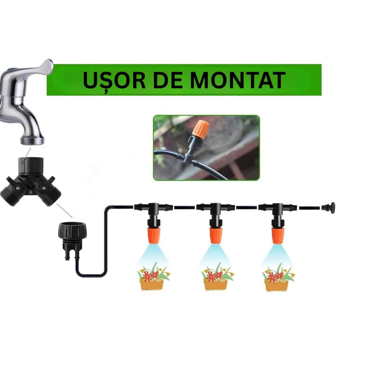 UȘOR DE INSTALAT
