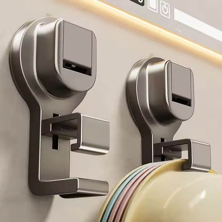 Super Cârligul Reutilizabil cu Ventuză 2