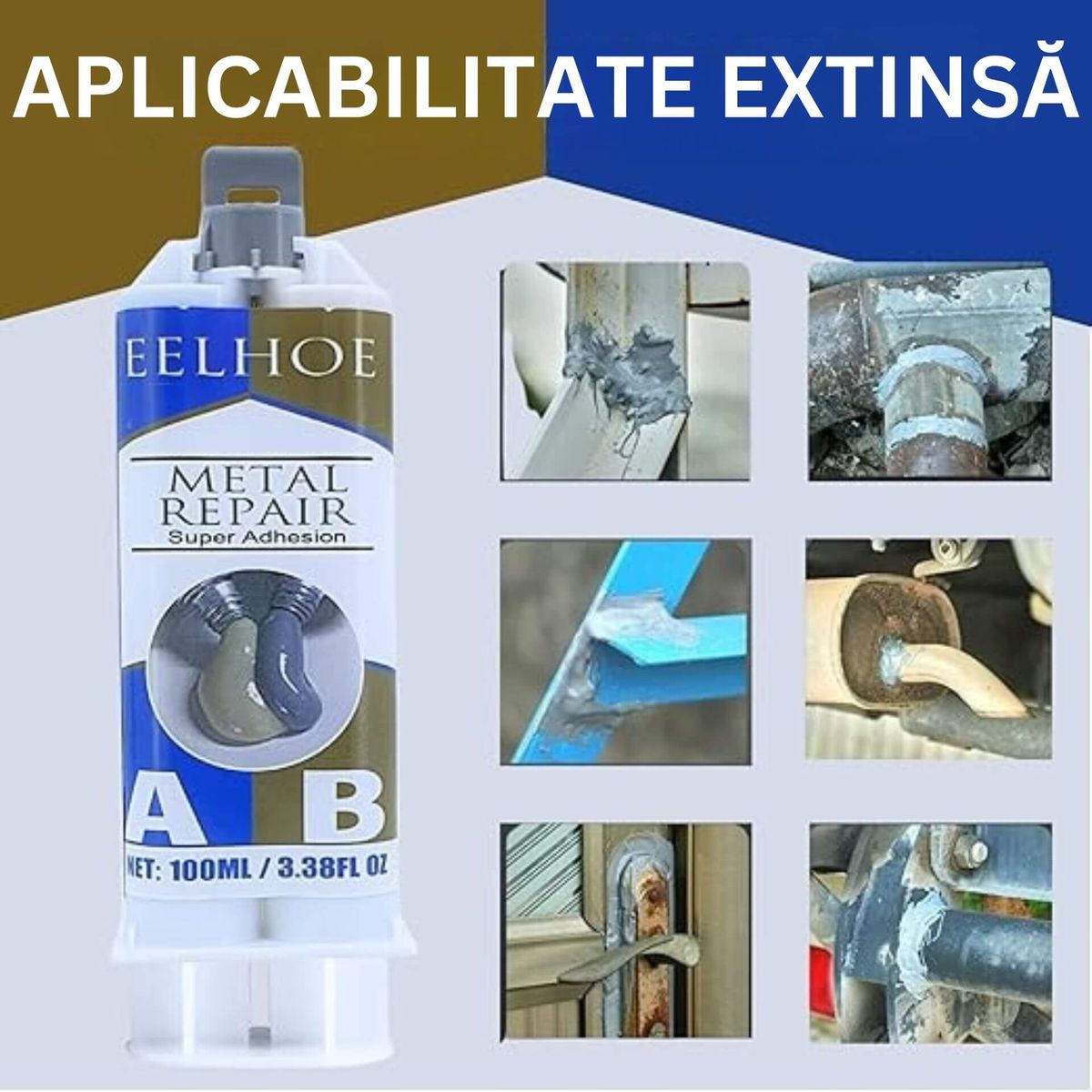 Compatibil cu multiple materiale metalice